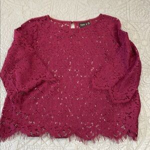*4 for $10* Rafaella Lace Top M